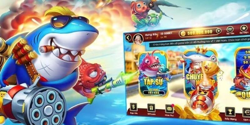 Pháo băng giá siêu cấp trong game bắn cá phát tài FCB88